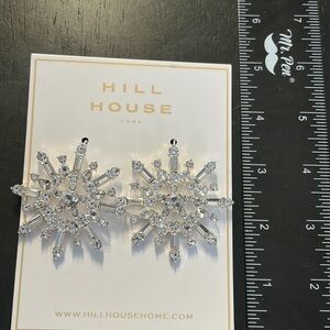 Hill House Dazzling Silver Snowflake Earrings